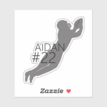 Anpassningsbar för fotbollsspelare Silhouette