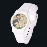 Anpassningsbar för fotoPersonlig Armbandsur<br><div class="desc">Ladda enkelt upp ditt eget foto till den här underbara klockan. Du kan redigera ytterligare om du vill lägga till text o.s.v. - klockor från Ricaso gör en underbar nyckelgåva åt dig själv eller andra.</div>