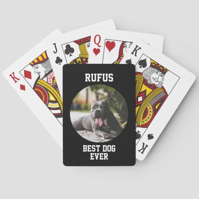 Anpassningsbar för fotoPersonlig Casinokort (Baksidan)