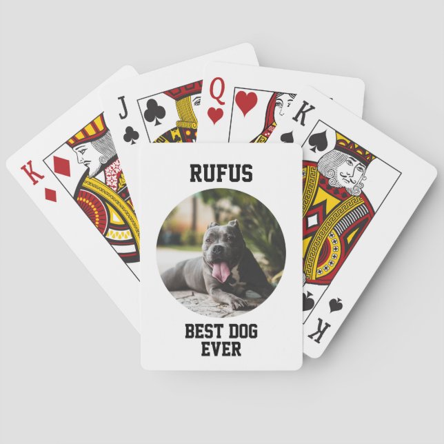 Anpassningsbar för fotoPersonlig Casinokort (Baksidan)