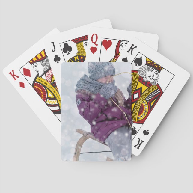 Anpassningsbar för fotoPersonlig Casinokort (Baksidan)