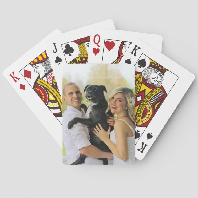 Anpassningsbar för fotoPersonlig Casinokort (Baksidan)