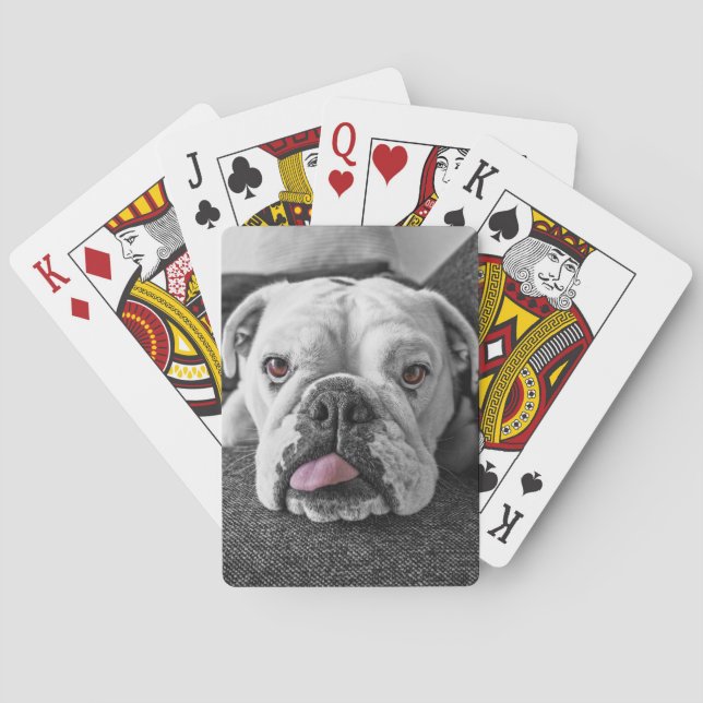 Anpassningsbar för fotoPersonlig Casinokort (Baksidan)