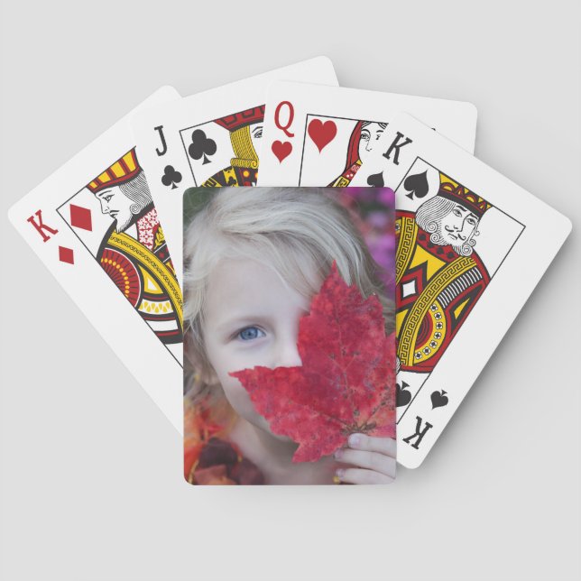 Anpassningsbar för fotoPersonlig Casinokort (Baksidan)