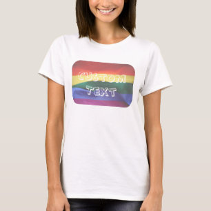 Anpassningsbar för Gay pride Rainbow Flagga T Shirt