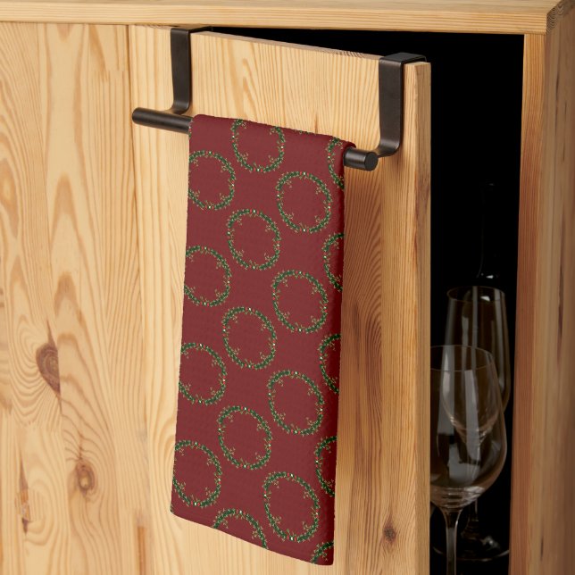 Anpassningsbar för god jul kökshandduk (Thirds Fold)
