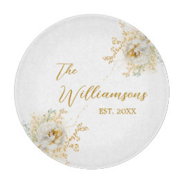 Anpassningsbar för Guld-skriptBlommigt för elegant