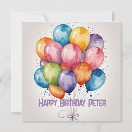 Anpassningsbar för hälsningskort för bubblor i gra inbjudningar