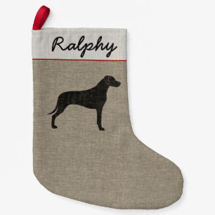Anpassningsbar för helgdag för Rhodesian Ridgeba Liten Julstrumpa