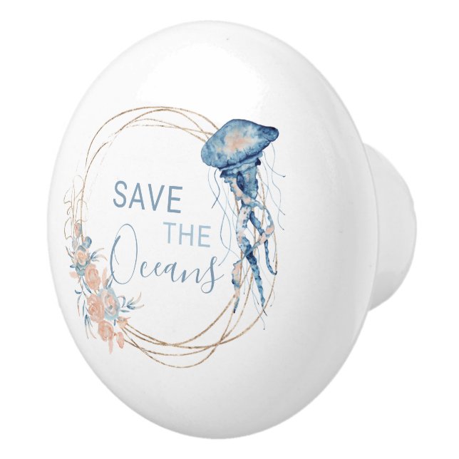 Anpassningsbar för hemblått vattenfärgkomposition knopp (Höger)