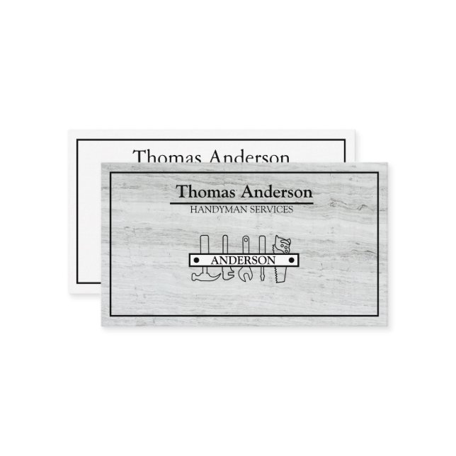 Anpassningsbar för hemreparation av professionell  visitkort (Fram/Back In Situ)