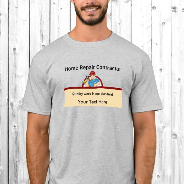 Anpassningsbar för hemreparationskort för handyman t shirt (Skapare uppladdad)
