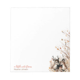 Anpassningsbar för höststötdämpande Hjort Anteckningsblock