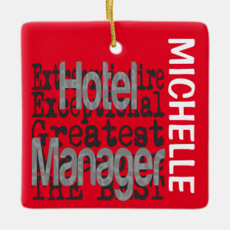 Anpassningsbar för Hotel Manager Extraordinaire Julgransprydnad Keramik