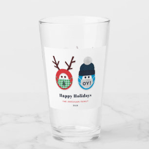 Anpassningsbar för humoristisk jul och Hanukkah Ma Glaskopp