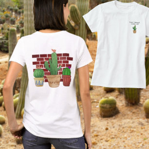 Anpassningsbar för Humous Cactus Plant Manager T Shirt