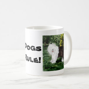 Anpassningsbar för Hundar i gamla engelska Sheepdo Kaffemugg