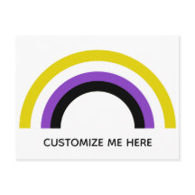 Anpassningsbar för icke-binärt regnbåge, icke-binä