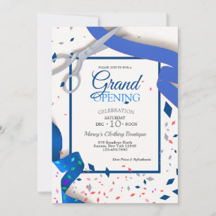Anpassningsbar för inbjudan till Grand Open Event