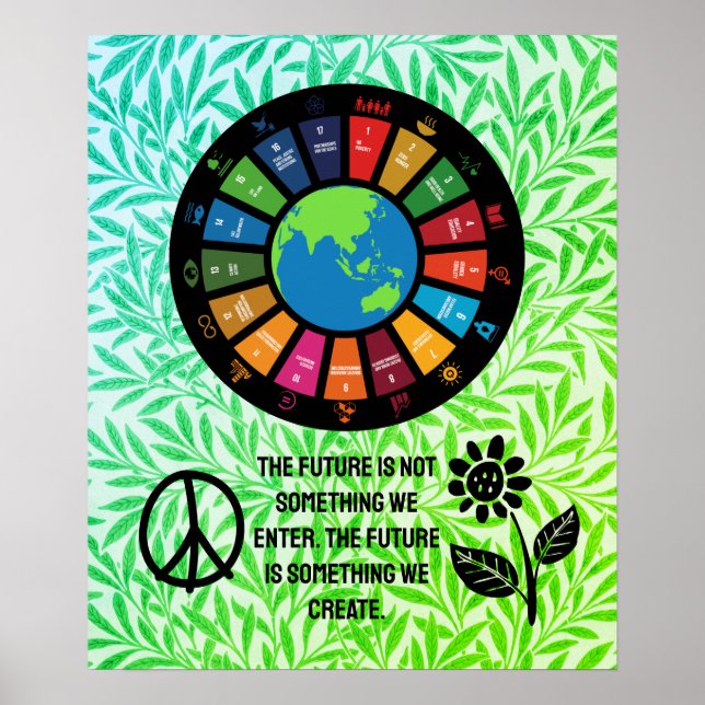 Anpassningsbar för InspironArt för Office Home Wal Poster (Framsidan)