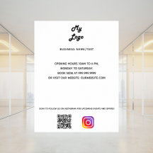 Anpassningsbar för instagram för logotyp av qr-kod