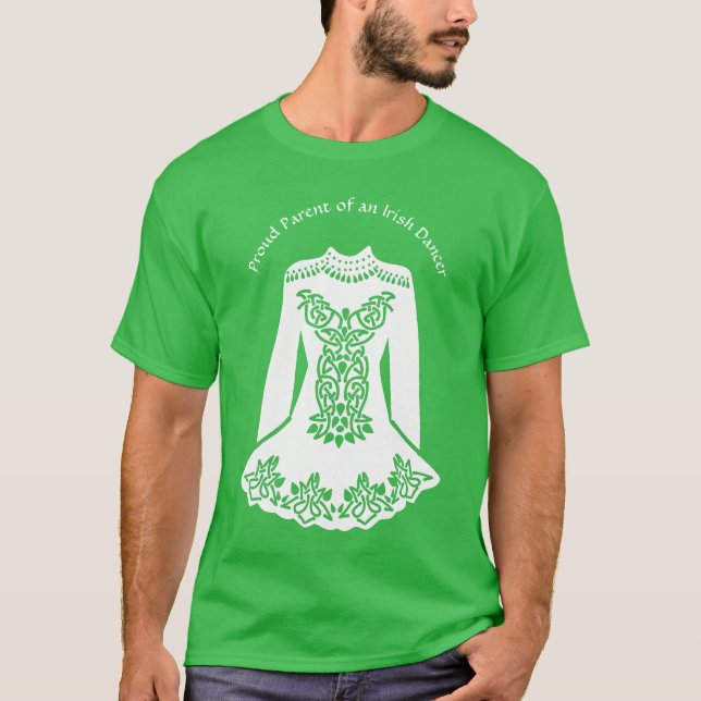 Anpassningsbar för irländsk dansare Dancer Dress M T Shirt (Framsida)