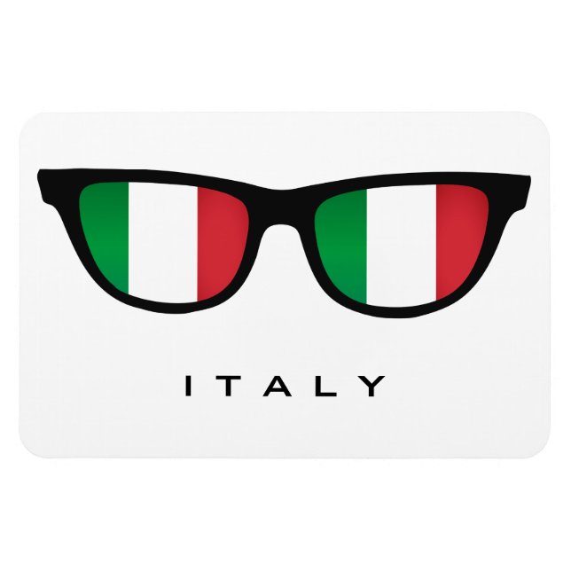 anpassningsbar för italien Shades och färg-magnet Magnet (Horisontell)