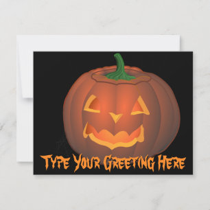 Anpassningsbar för jack-o-Lanterninbjudan  Hallowe Inbjudningar