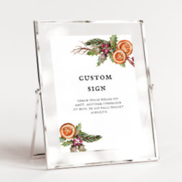 Anpassningsbar för julhälsans gröna Möhippa Poster