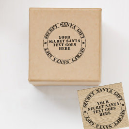 Anpassningsbar för julhemlig jultomte-gift Exchang Stämpel