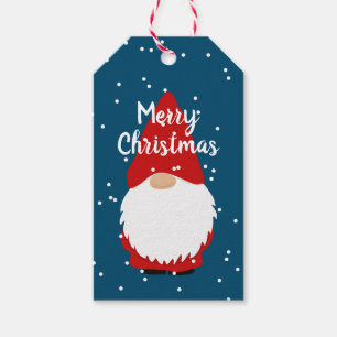 Anpassningsbar för julklapp för tecknad av av mär presentetikett