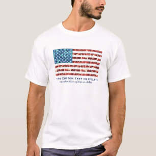 Anpassningsbar för kamouflage för USA amerikansk Tee