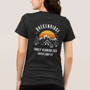 Anpassningsbar för kampanjavacering för återföreni t shirt