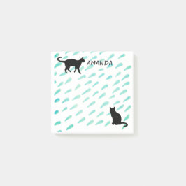 anpassningsbar för kattvattenfärgskonstruktion ski post-it block