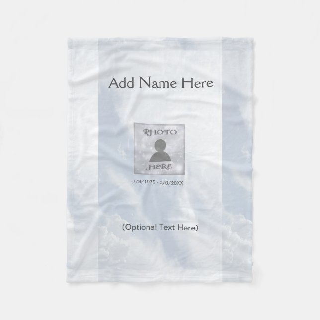 Anpassningsbar för konvertering av minnesavbildnin fleecefilt (Framsidan)