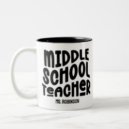 Anpassningsbar för lärarbedömning i mitten Två-Tonad mugg