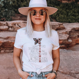 Anpassningsbar för lärarexamen i lärarutbildning t shirt