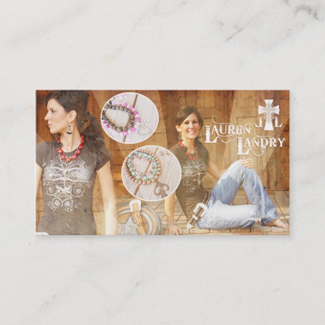 Anpassningsbar för Lauren Visitkort (Framsida)