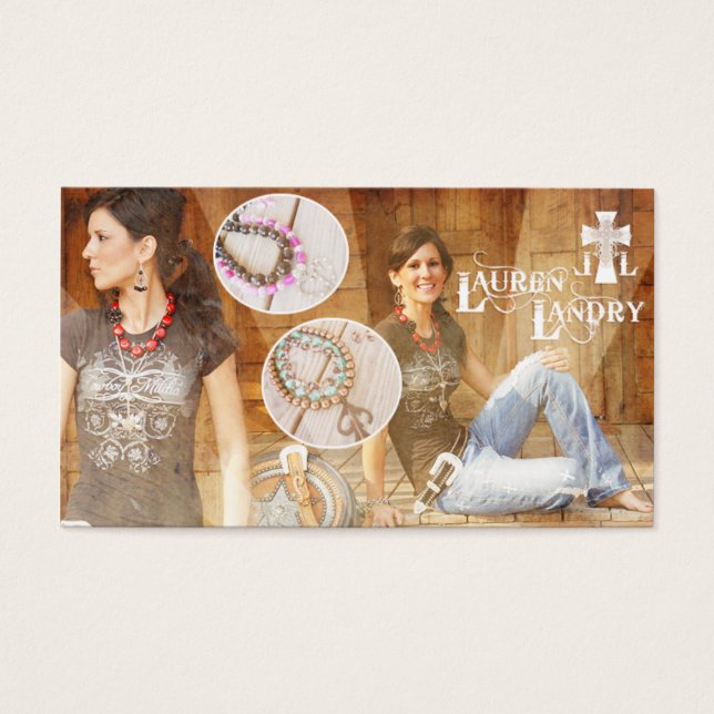 Anpassningsbar för Lauren Visitkort (Framsidan)