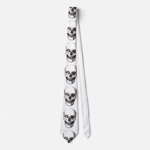 Anpassningsbar för leende Skull Slips