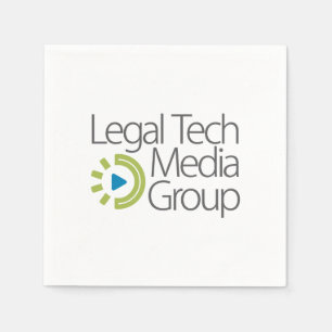 Anpassningsbar för Legal Tech Media Group designad Pappersservett