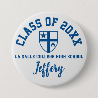 Anpassningsbar för Logotyp av högskoleknappar vid  Knapp