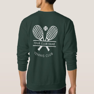Anpassningsbar för Logotyp av Tennis Klubb Coach N Lång Ärmad Tröja