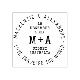 Anpassningsbar för målbröllop - restema stämpel