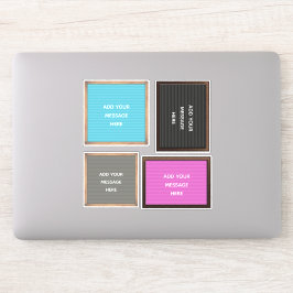 Anpassningsbar för markeringsramssigneringar för b klistermärken