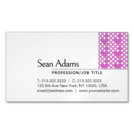 Anpassningsbar för modern Elegant - minimalistisk Magnetiska Visitkort