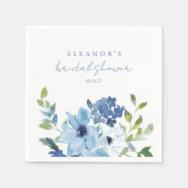 Anpassningsbar för Möhippa av ljusblå vattenfärg, Pappersservett