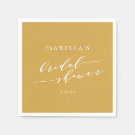 Anpassningsbar för Möhippa av minimal klassisk Gul Pappersservett