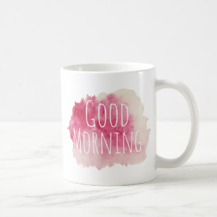 Anpassningsbar för morgon för rosa rosa kaffemugg