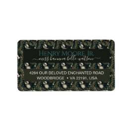 Anpassningsbar för mörk av ombytlig söt grävling adressetikett